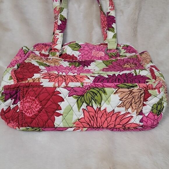 VERA BRADLEY HELLO DAHLIA TOTE PURSE (RETIRED PATTERN) - Picture 7 of 8